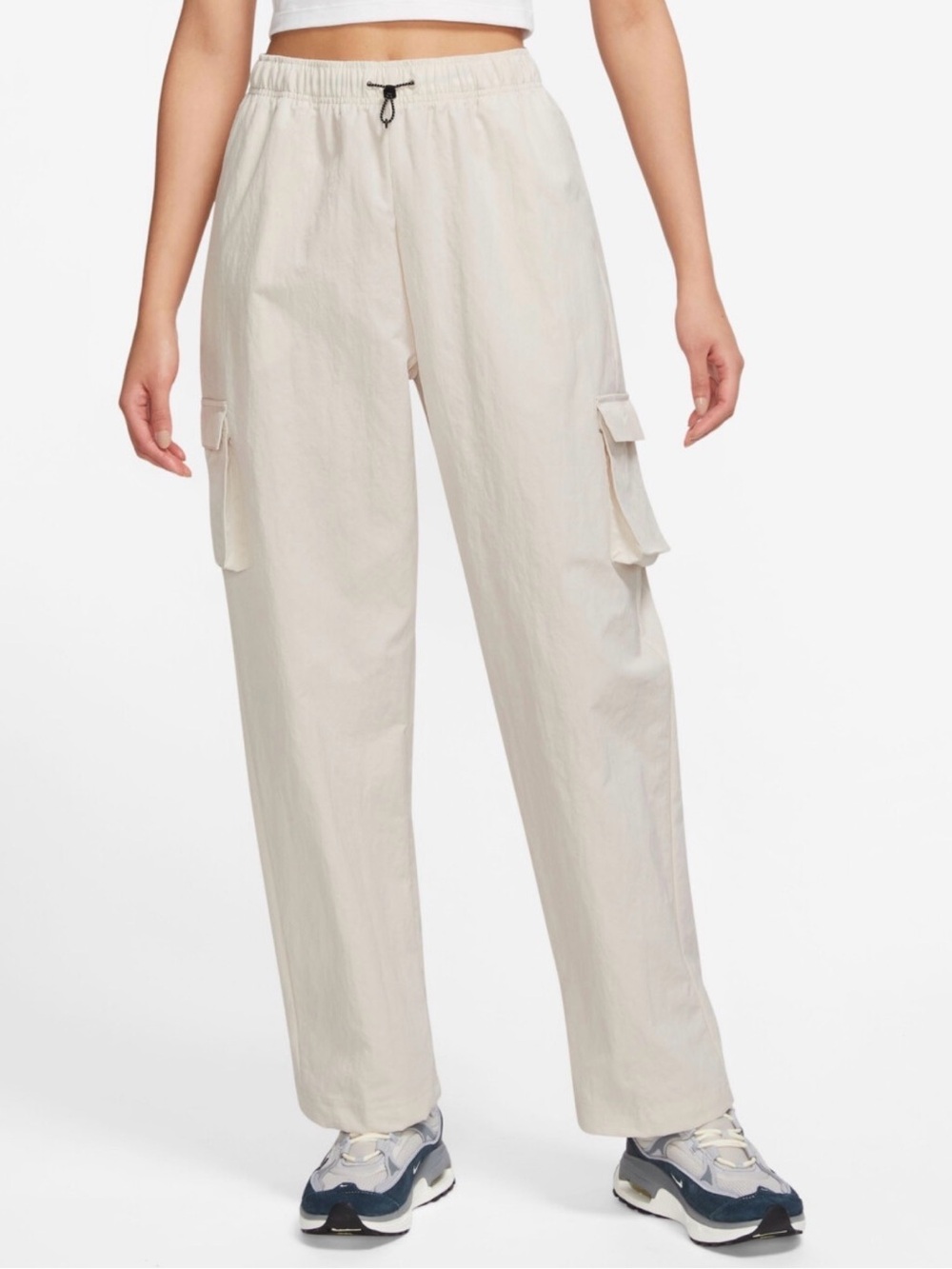 Unisex Nike Beige Windbreaker Cargo Pants